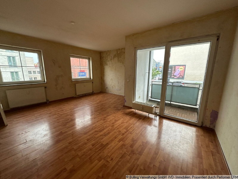 3-Zimmer-Wohnung mit Balkon – nur mit gültigem WBS